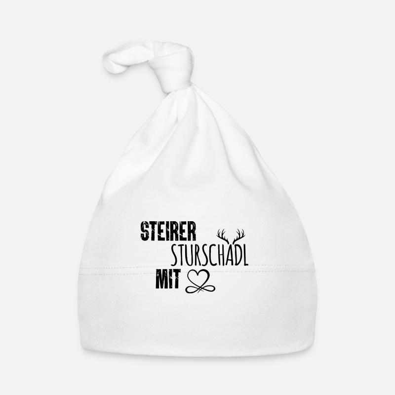 Steirer sturschädel mit Geschenk Steiermark Baby Bio-Mütze