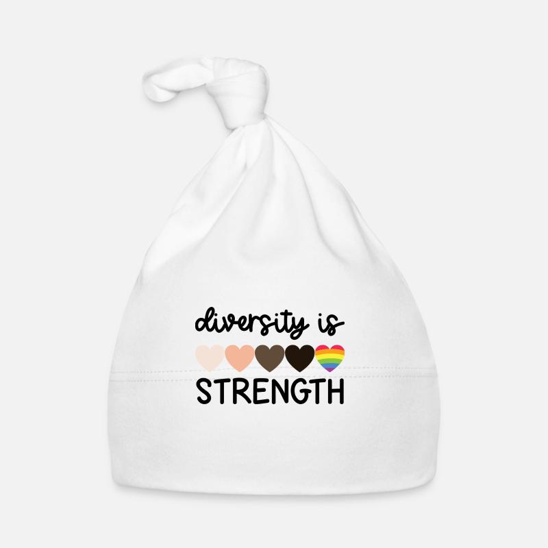 diversity is strength Organic Baby Cap