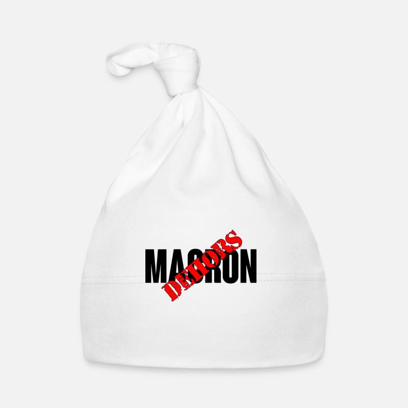 Macron out Organic Baby Cap