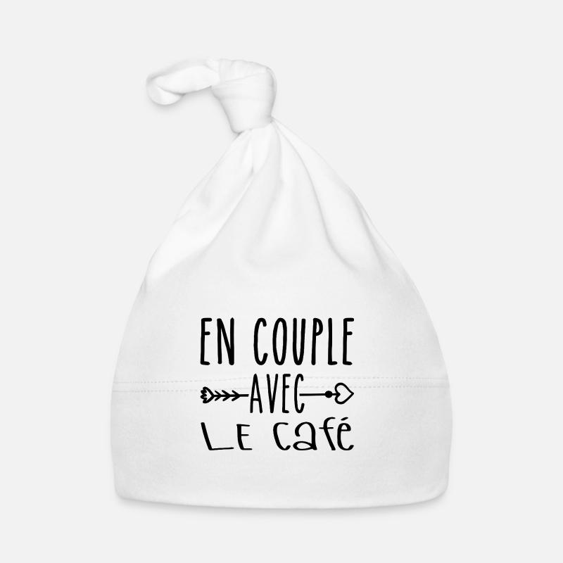 Paare mit Kaffee, Kaffeefans Geschenk Baby Bio-Mütze