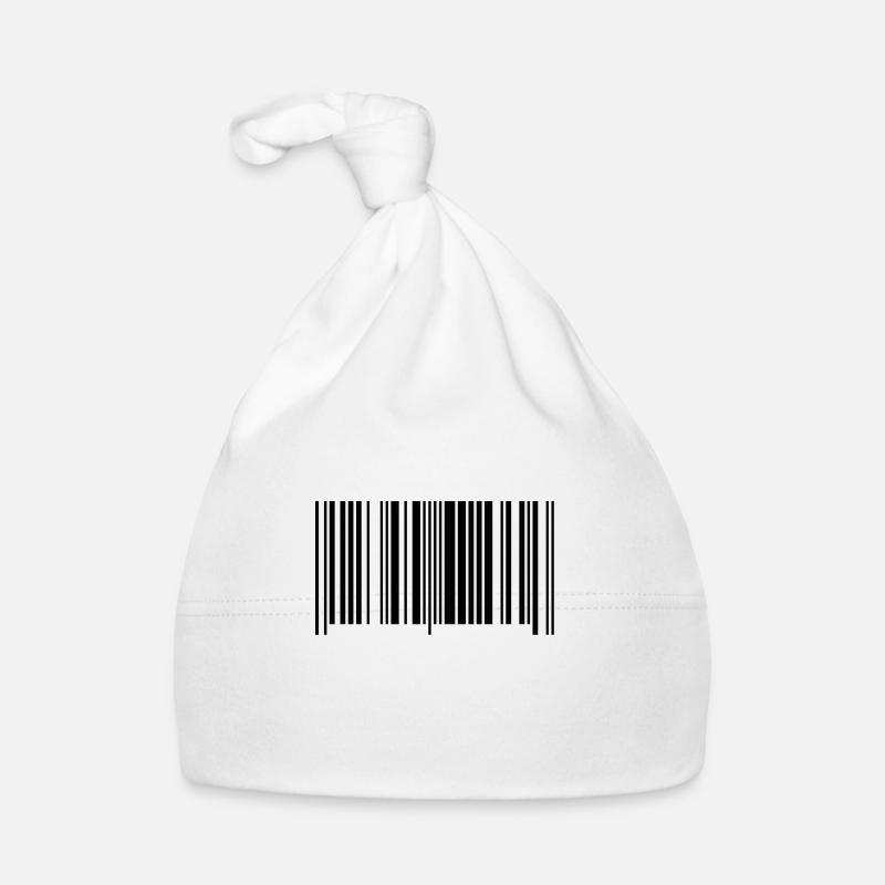 Fabriqué en 2011 Barcode Gift - Bonnet bio Bébé - blanc