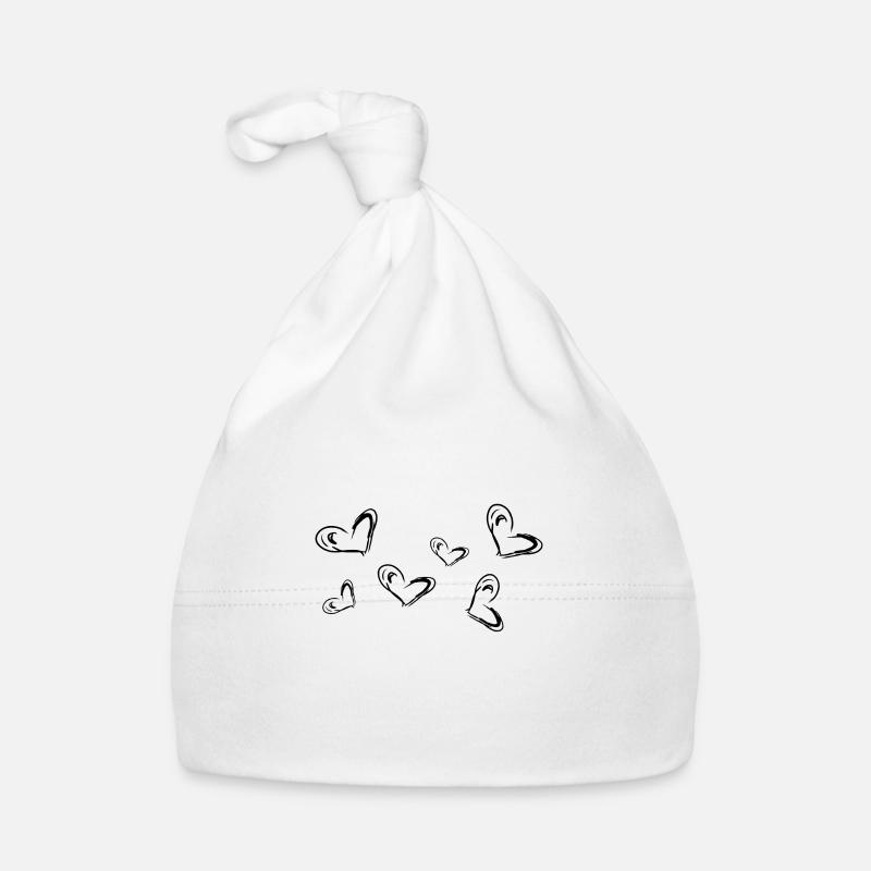 Heart Heart Organic Baby Cap