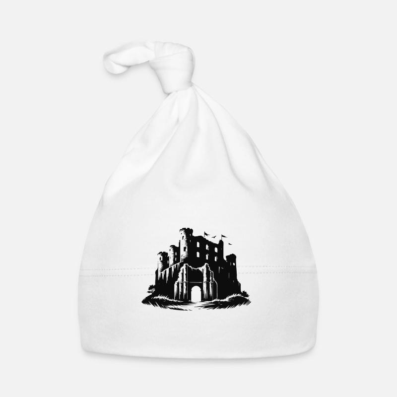 Mysterious ruins, past for explorers Organic Baby Cap