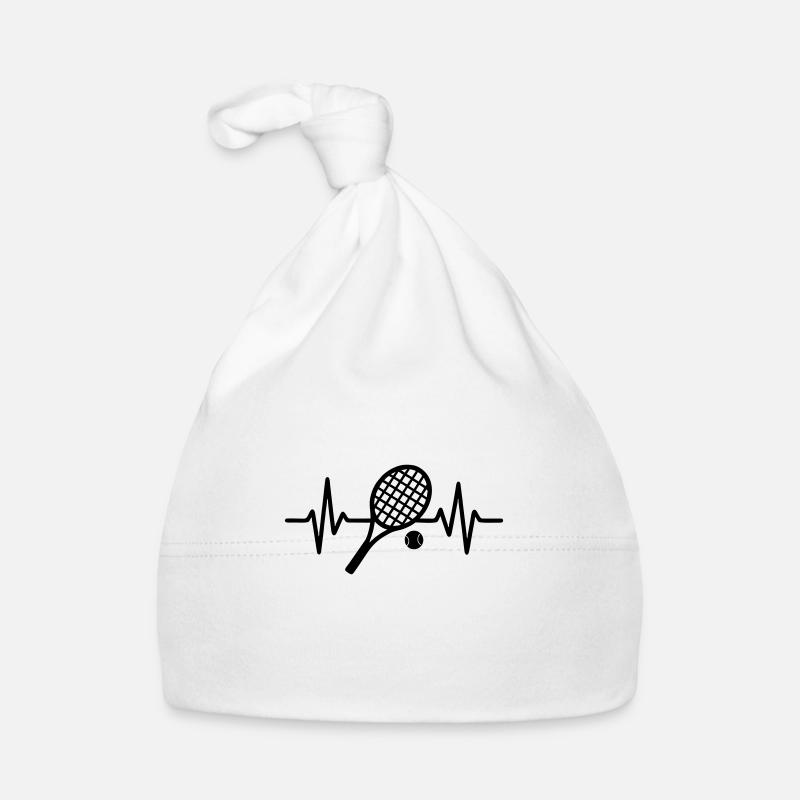 Tennis Herzschlag Baby Bio-Mütze