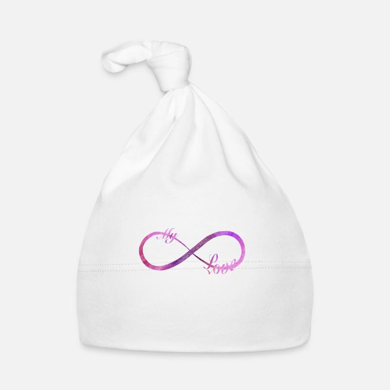 Valentinstag InfinityLove Baby Bio-Mütze