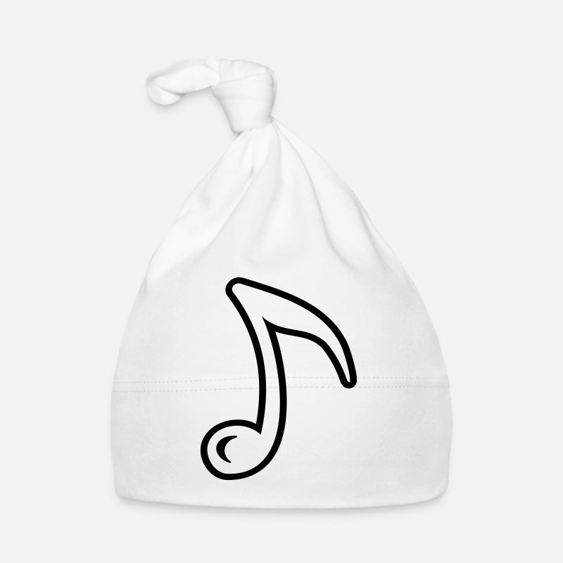 Note de musique note de musique symbole musical Bonnet bio Bébé