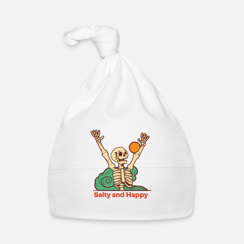 Salty &Happy - Bonnet bio Bébé - blanc