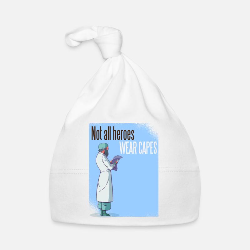 Infirmière médecin assistante médicale - Bonnet bio Bébé - blanc