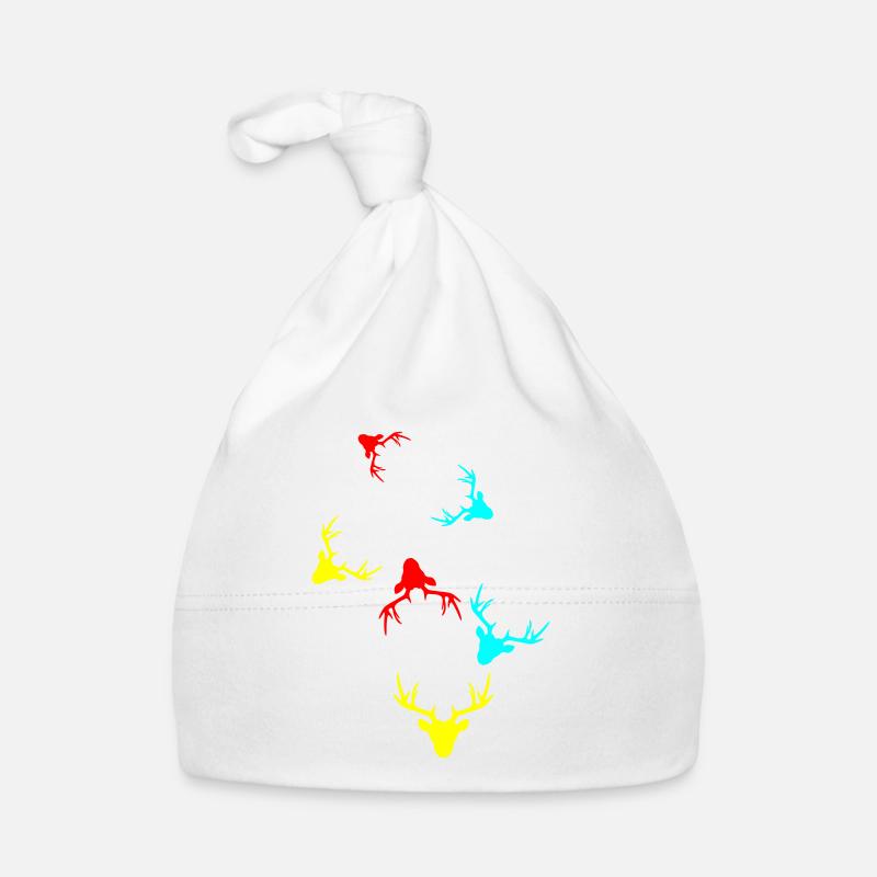 Reh Hirsch icon Baby Bio-Mütze