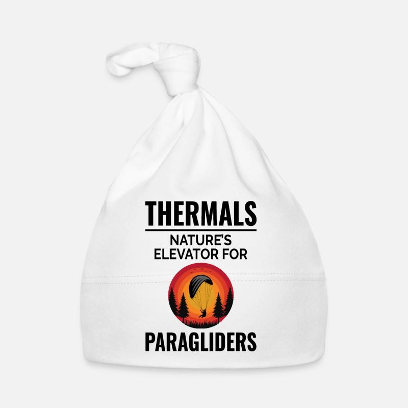 Paragliding Pilot Paraglider Thermals Adventures Organic Baby Cap