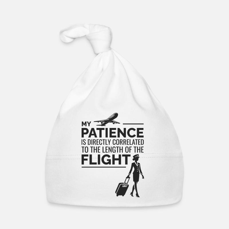 Flugbegleiter Flugbegleiter Flugbegleiterin Flugbegleiterin Baby Bio-Mütze