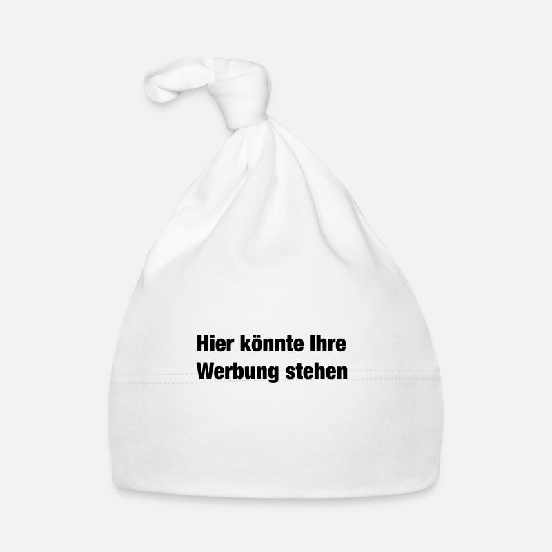 Spruch Hier könnte Ihre Werbung stehen Baby Bio-Mütze
