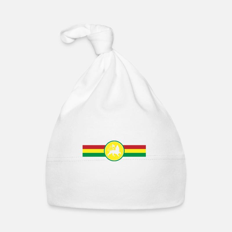 Drapeau Rasta Reggae Lion reggaeton Bonnet bio Bébé
