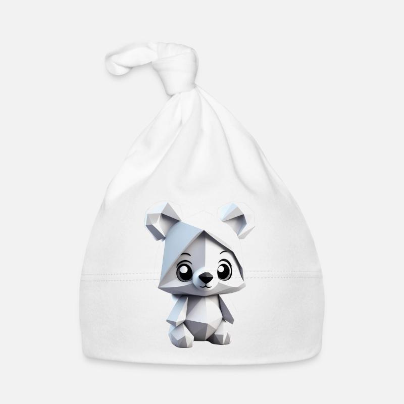 Bären-Kunst Baby Bio-Mütze