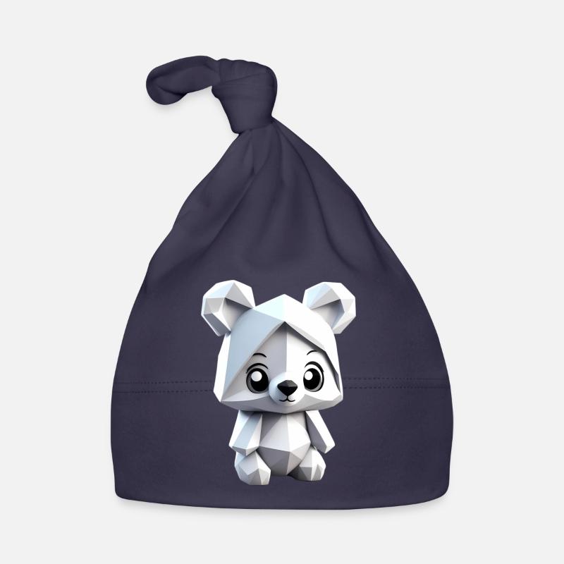 bear art Bonnet bio Bébé