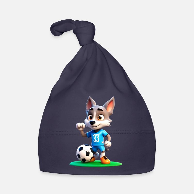 Wolf Soccer 2 Baby Bio-Mütze
