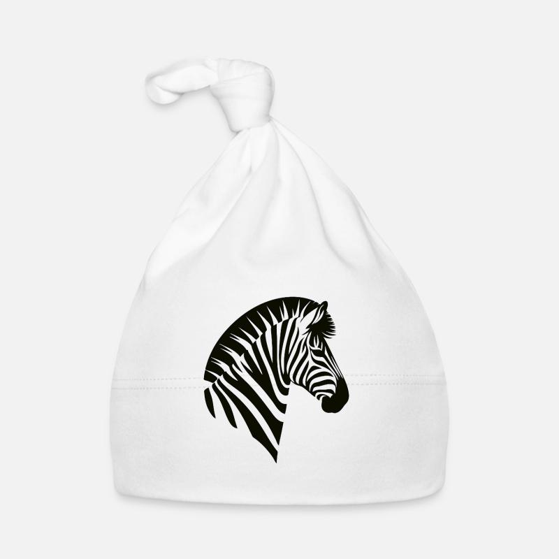 Cool Zebra Design - Zebras Outfit for the Fan Organic Baby Cap