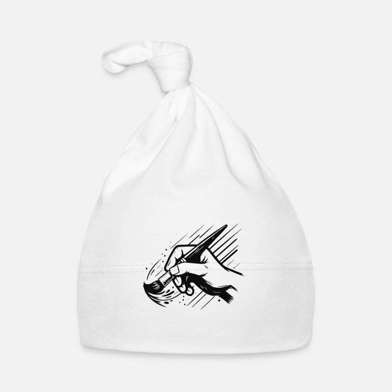 Brush Design – Express Creativity Organic Baby Cap