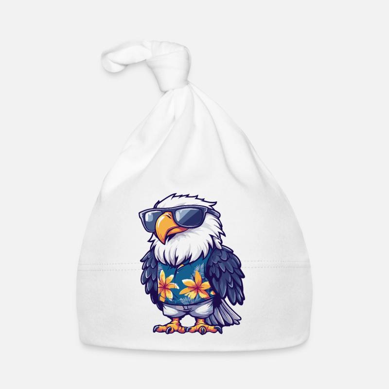 Eagle Comic Funny Summer Organic Baby Cap