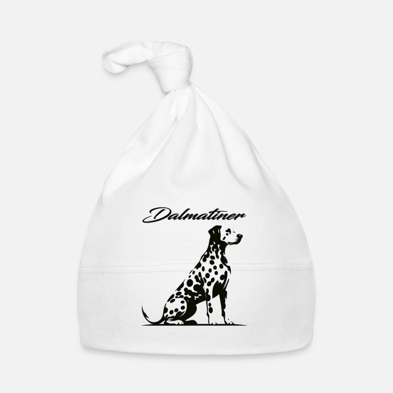 Dalmatien noble – Charme élégant à pois Bonnet bio Bébé