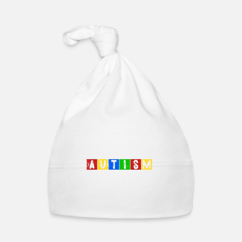 AUTISMUS ADHS LIEBE PAPI MAMI AUTIST BUNT MOTIVE Baby Bio-Mütze
