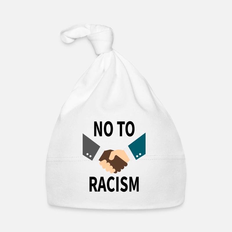 non au racisme Bonnet bio Bébé
