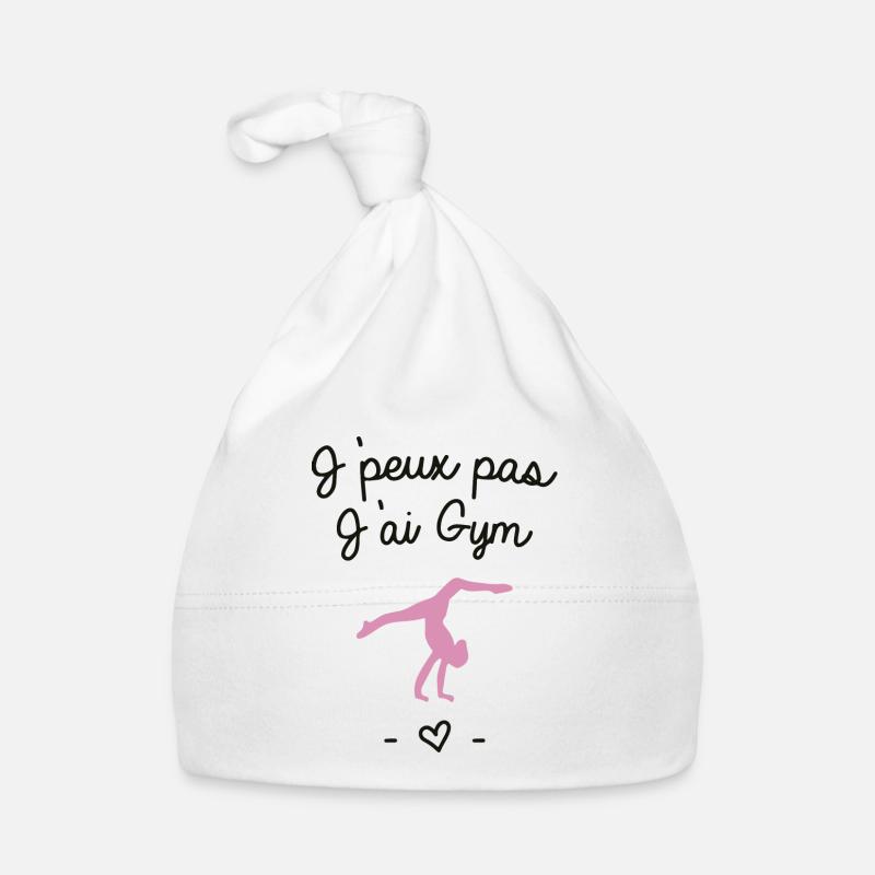J'peux pas j'ai gym - Bonnet bio Bébé - blanc
