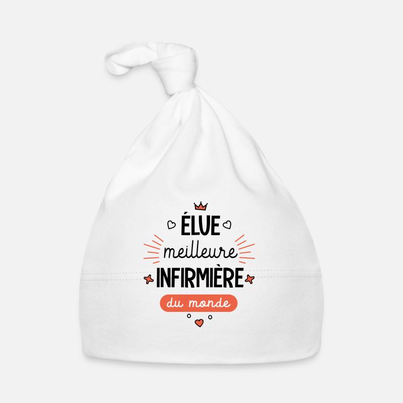 Meilleure Infirmière du monde Mug infirmière Bonnet bio Bébé
