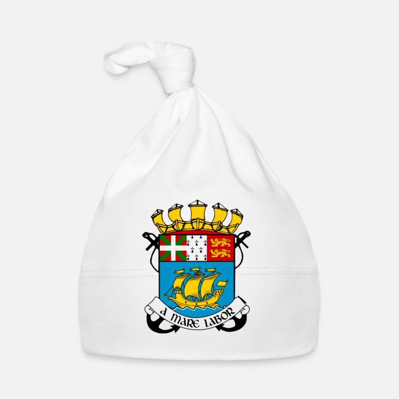 St Pierre et Miquelon Bonnet bio Bébé