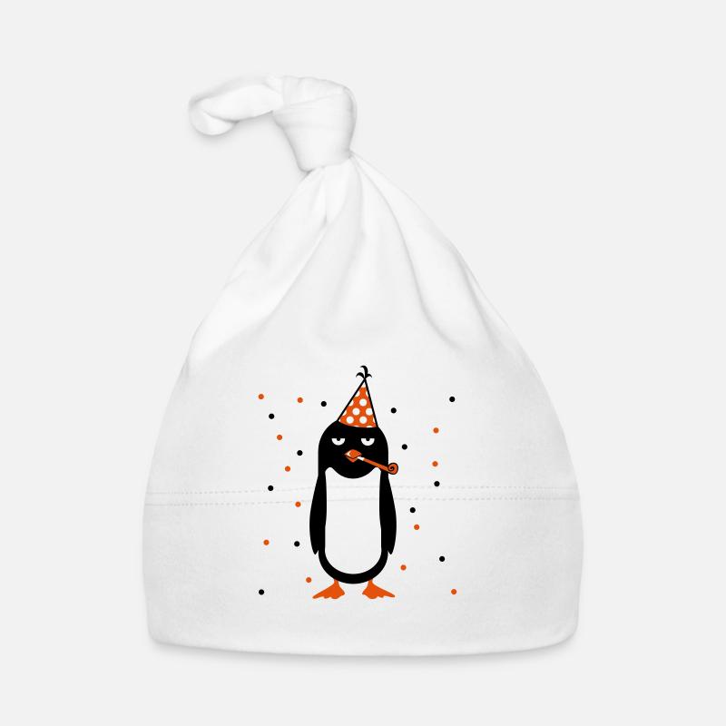 Pingouin de fête Bonnet bio Bébé