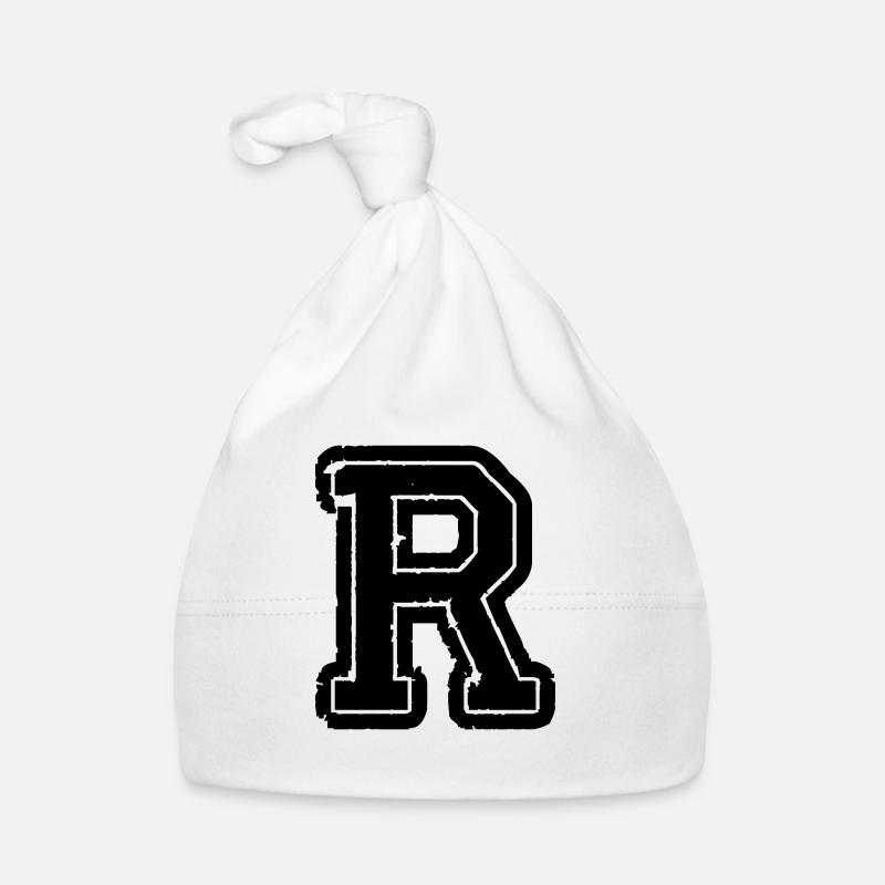 lettre R Bonnet bio Bébé