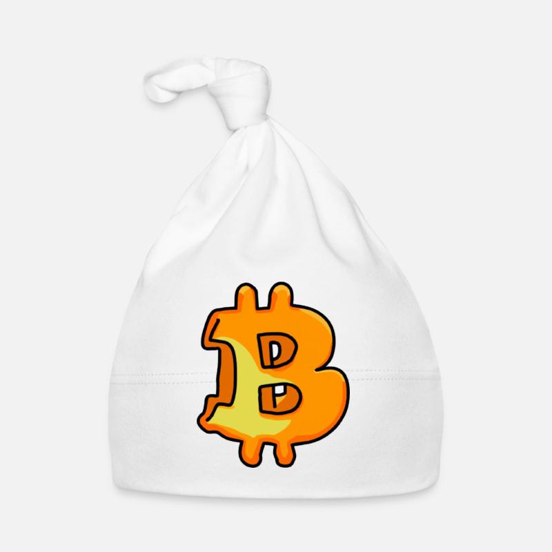 Bitcoin Symbol Baby Bio-Mütze