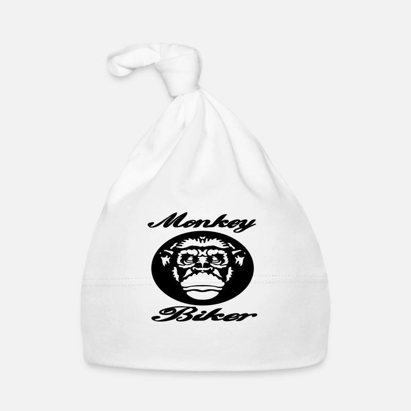 Monkey Biker Organic Baby Cap
