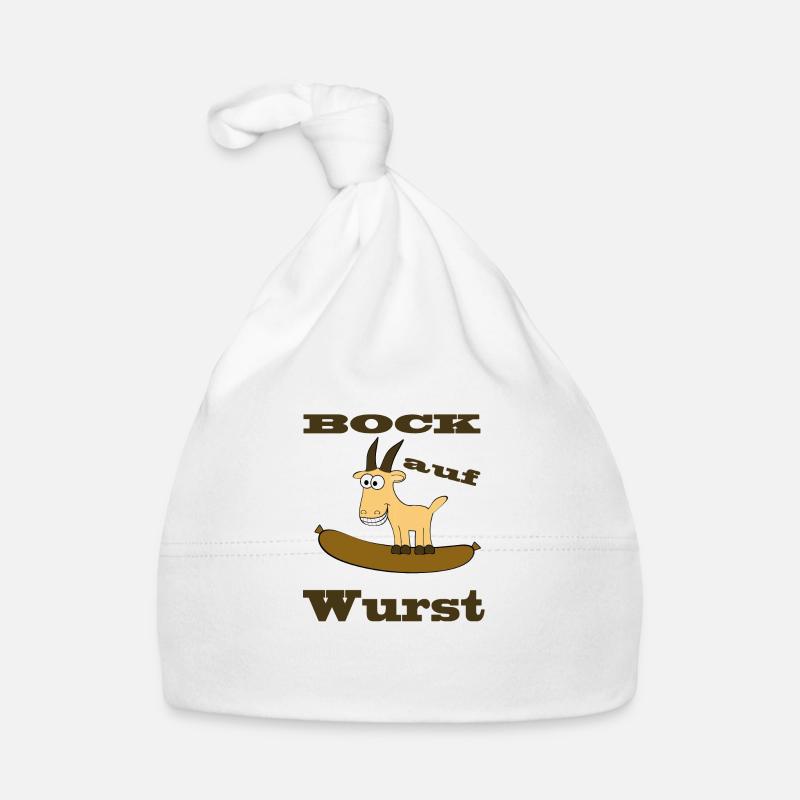 Comic Bock - Bock auf Wurst Baby Bio-Mütze