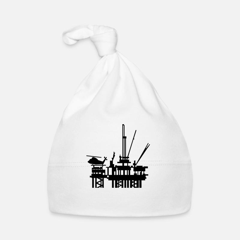 Ölplattform / offshore oil rig (1c) Baby Bio-Mütze