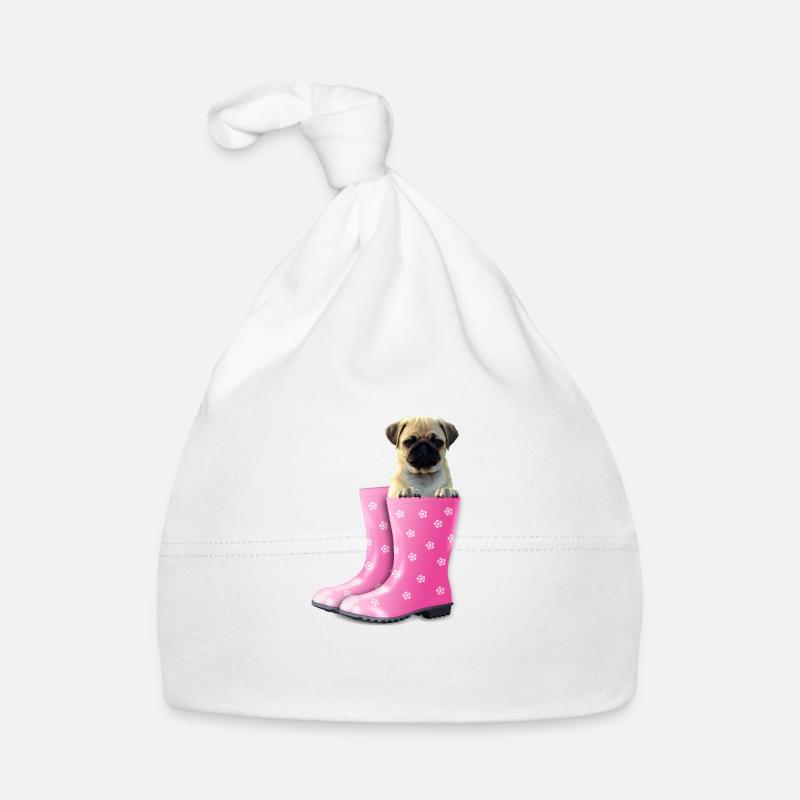 Mops Baby Bio-Mütze