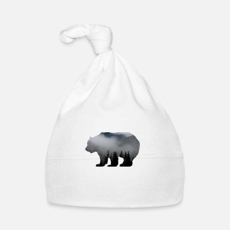 Waldbewohner / Natur Bär Wald Baum Baby Bio-Mütze