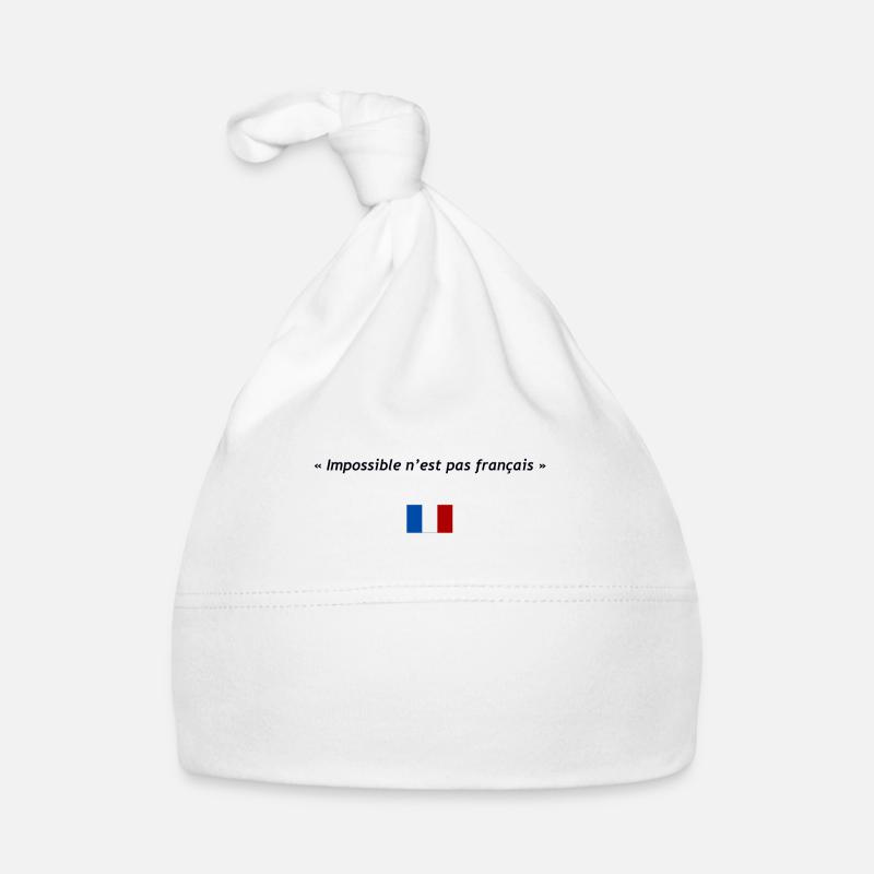 Impossible n'est pas français Bonnet bio Bébé