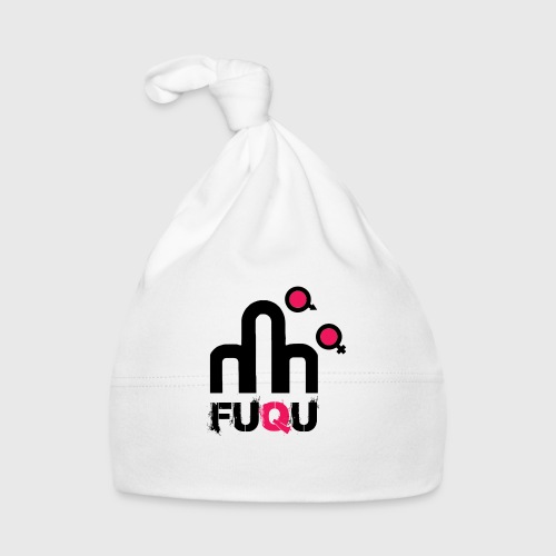 T-shirt FUQU logo colore nero - Cappellino ecologico per neonato