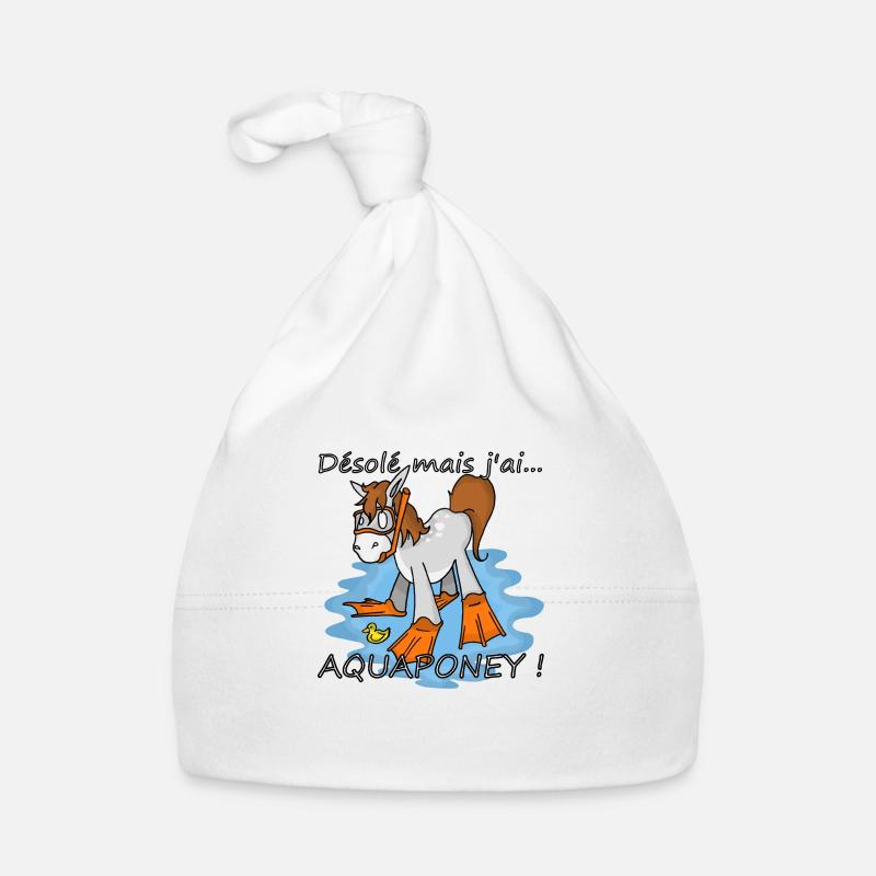 désolé mais j'ai aqua poney! Bonnet bio Bébé