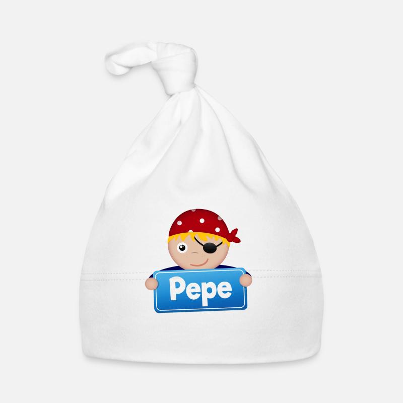 Little Pirate Pepe Organic Baby Cap