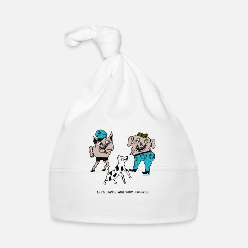 Dansons avec vos amis Bonnet bio Bébé