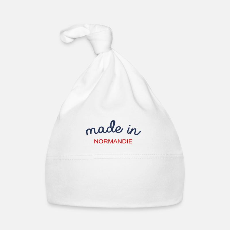 Made in Normandie - Bonnet bio Bébé - blanc