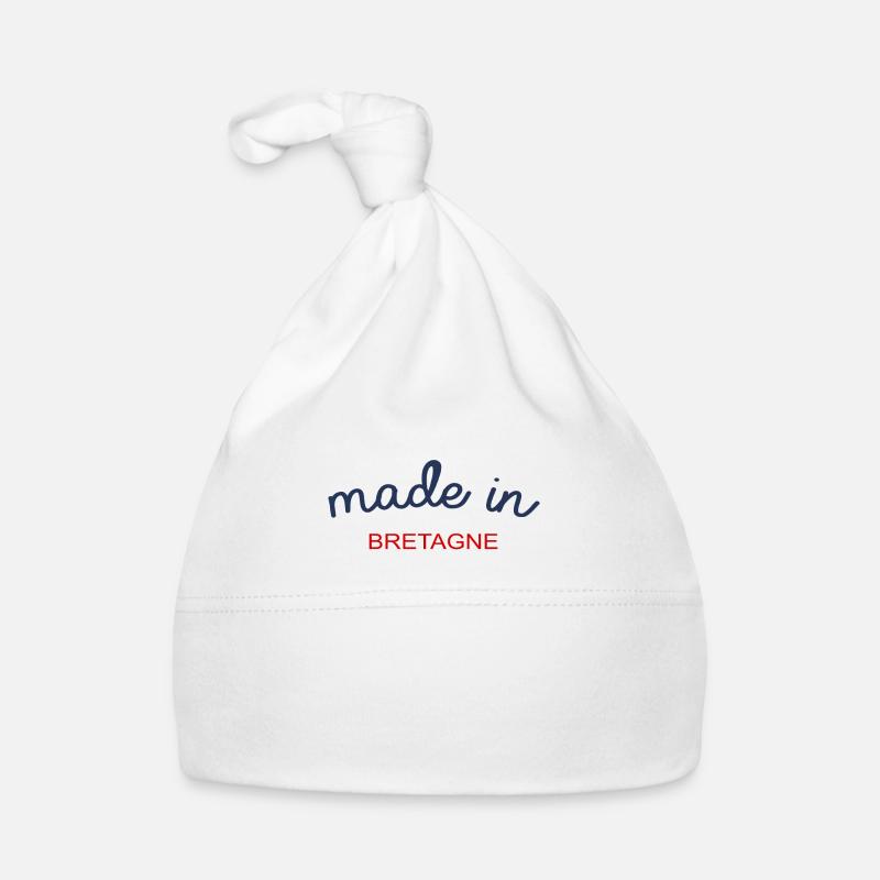Made in Bretagne - Bonnet bio Bébé - blanc