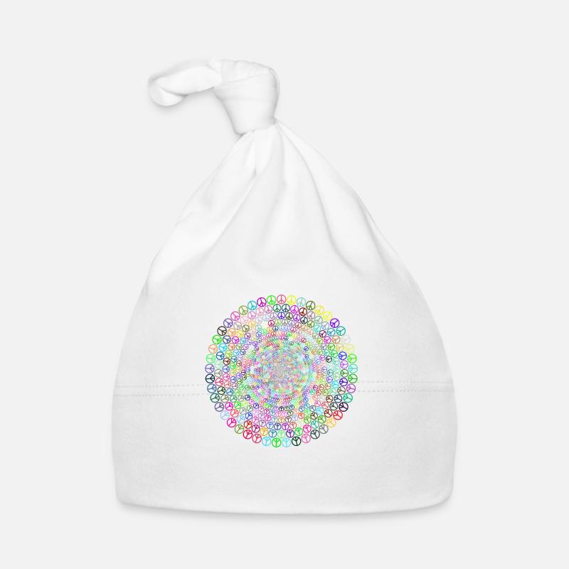 paix Mandala Bonnet bio Bébé