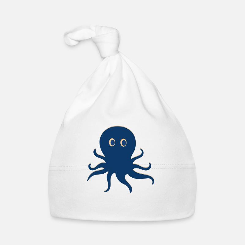 Pirate Octopus Organic Baby Cap