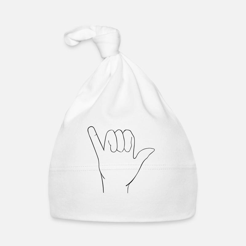 Signe à la main Bonnet bio Bébé