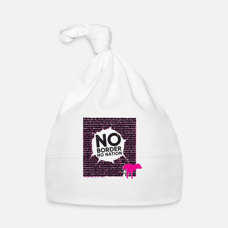 No nation - no limits Organic Baby Cap