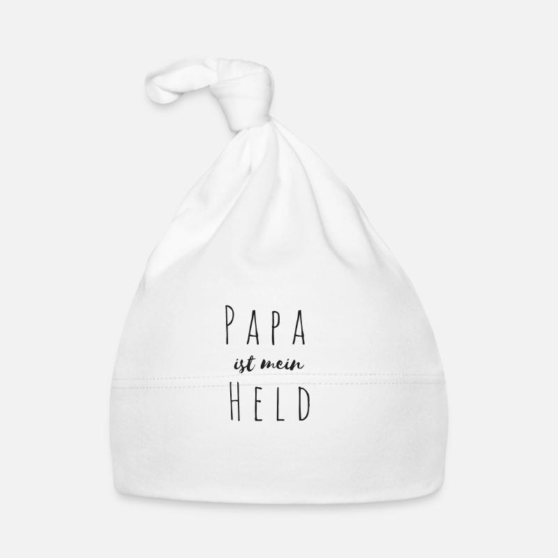 Papa ist mein Held Baby Bio-Mütze