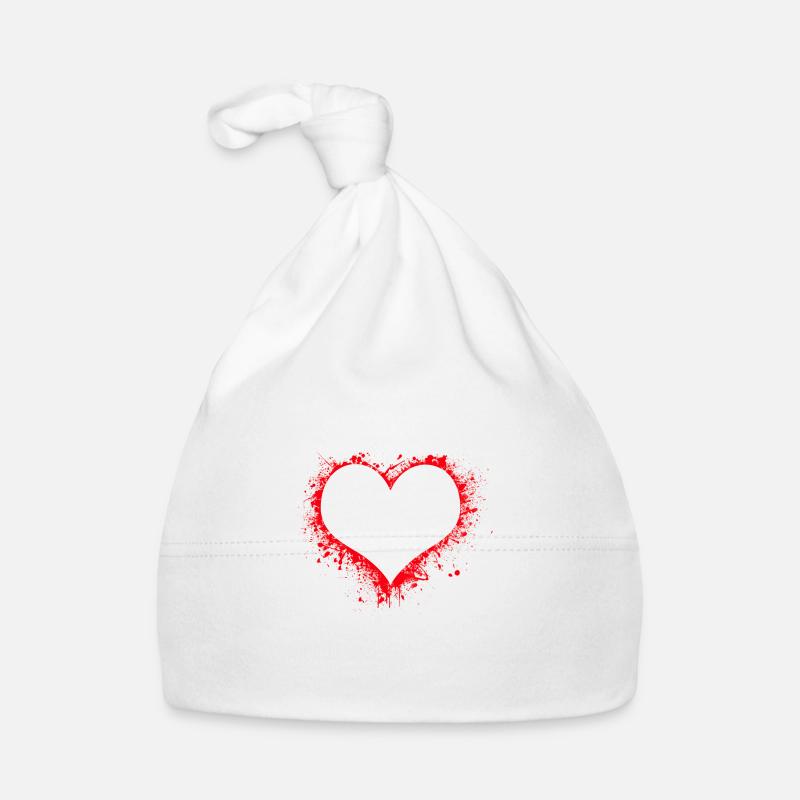 Herz Baby Bio-Mütze